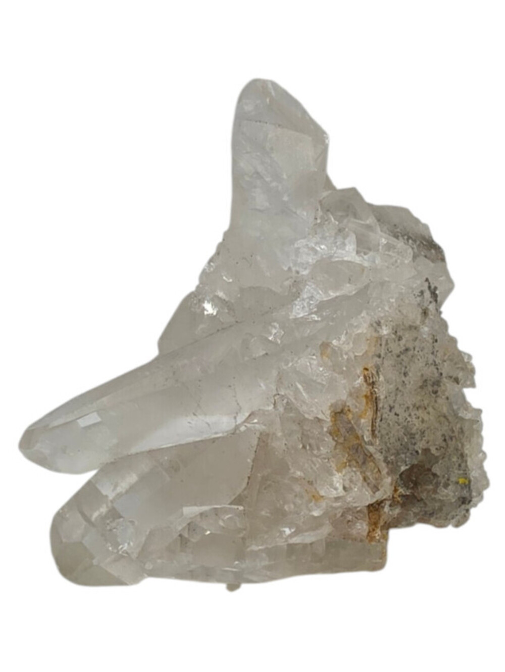 Natural clear quartz crystal cluster Medium Size